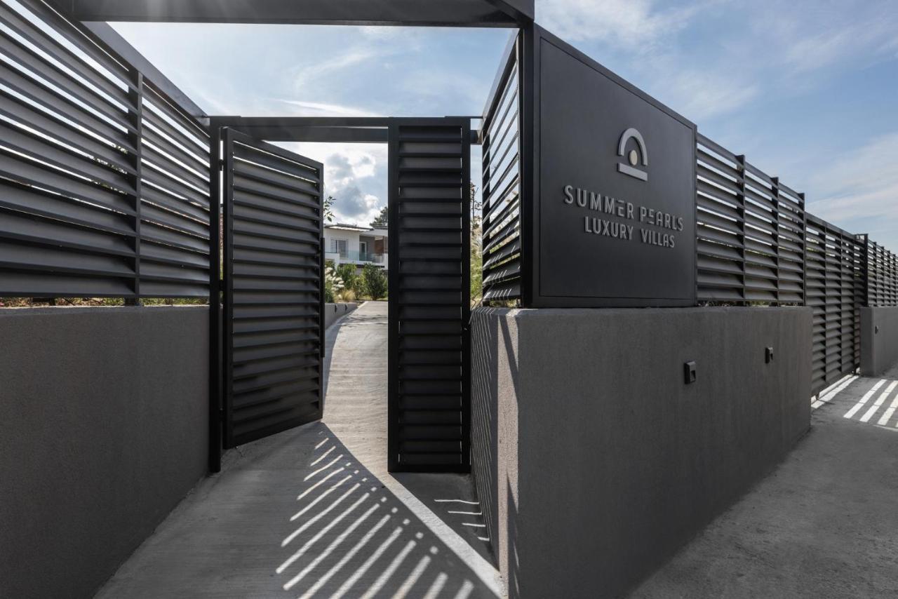 Summer Pearls Luxury Villas โปไลโครโน ภายนอก รูปภาพ