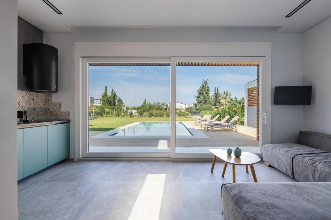Summer Pearls Luxury Villas โปไลโครโน ภายนอก รูปภาพ